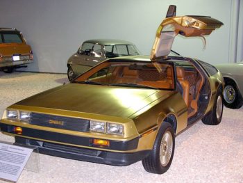 delorean plated