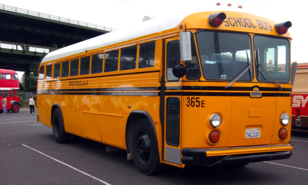 The yellow school bus is an easily recognisable part of American